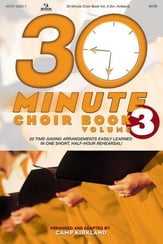 30 Minute Choir Book No. 3 SATB Singer's Edition cover